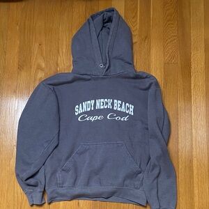 Sandy Neck Beach Women's Gray Hoodie